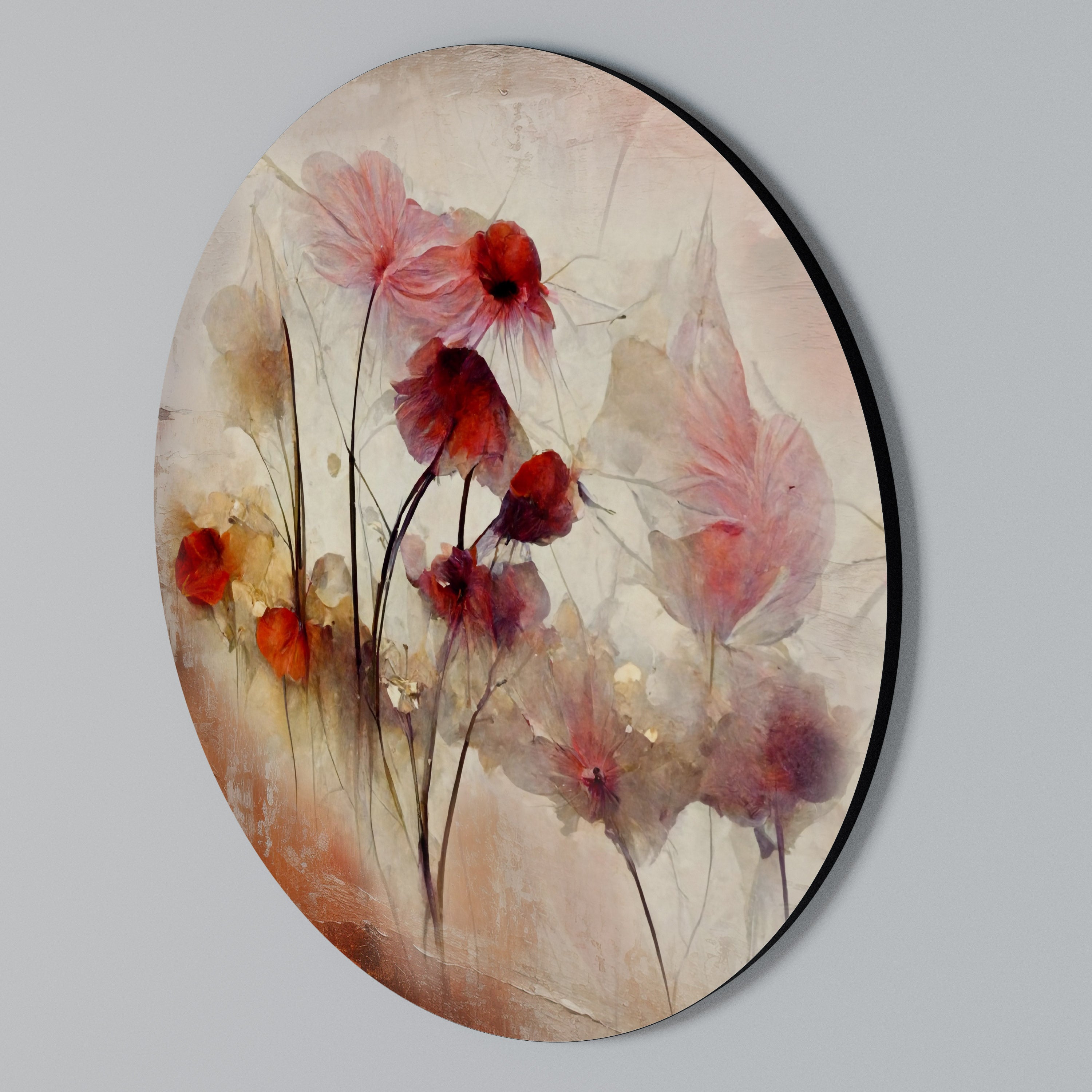 Rund väggdekoration med WILD DELICACY