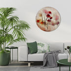 WILD DELICACY Round Wall Art