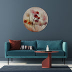 WILD DELICACY Round Wall Art