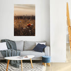 GLOWING MEADOWS AT DUSK Peel and Stick Vertical Poster