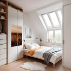 GLOWING MEADOWS AT DUSK Peel and Stick Vertical Poster