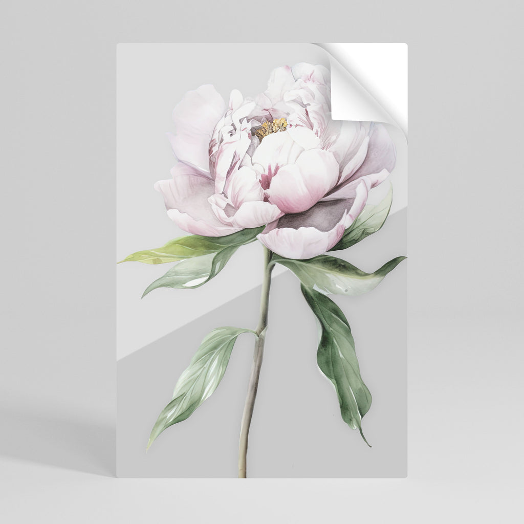 STRÅLANDE BLOMSTERFANTASI Vertikal Poster med självhäftande mönster