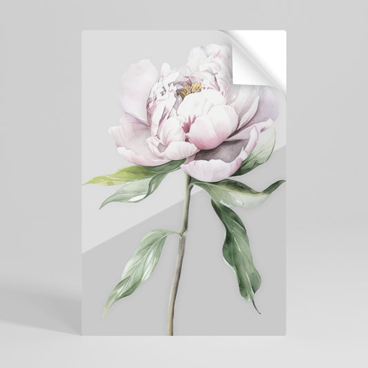 STRÅLANDE BLOMSTERFANTASI Vertikal Poster med självhäftande mönster