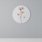 WHISPERS OF PINK Round Wall Art