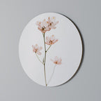WHISPERS OF PINK Round Wall Art