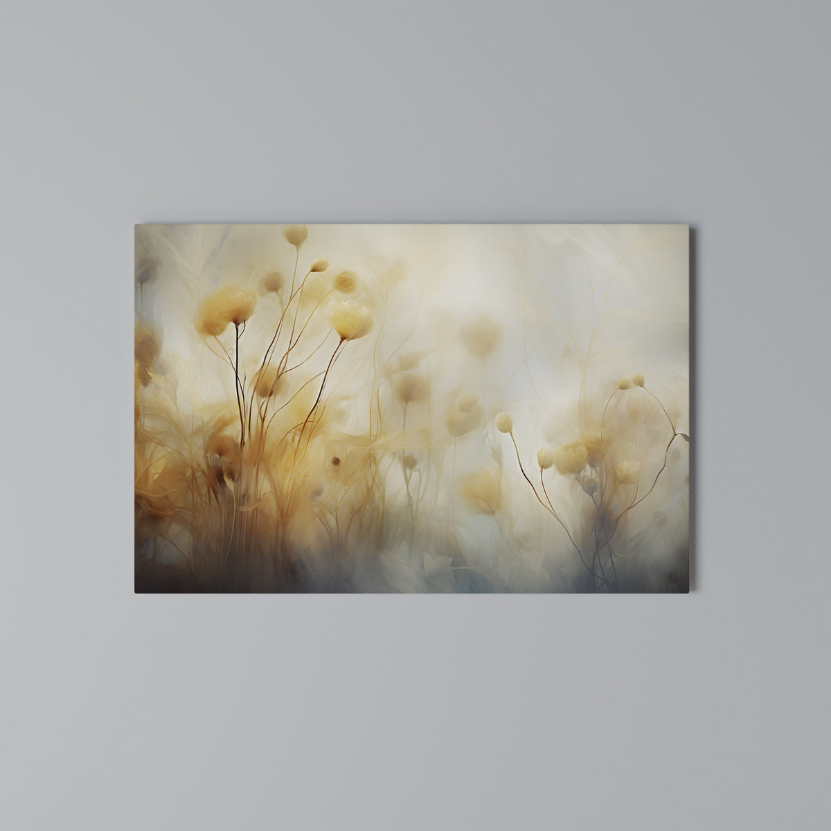 GOLDEN HUE EMBRACE Horizontal Canvas Print