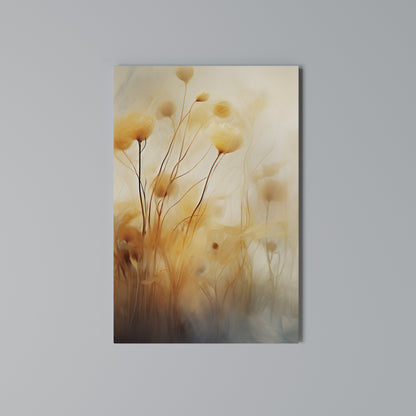 GOLDEN HUE EMBRACE Vertical Canvas Print