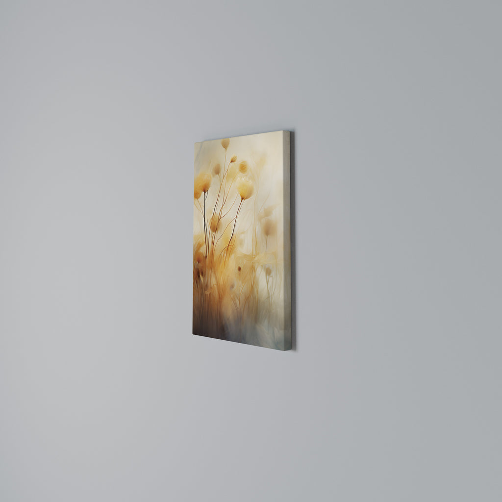 GOLDEN HUE EMBRACE Vertical Canvas Print