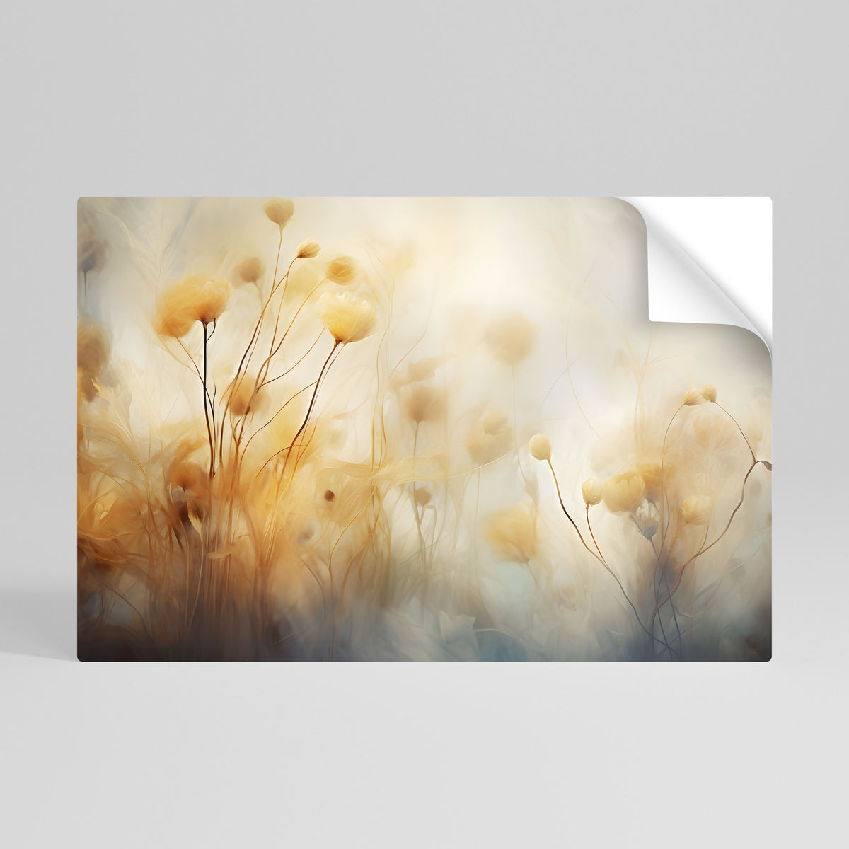 GOLDEN HUE EMBRACE Självhäftande Horisontell Poster
