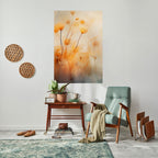 GOLDEN HUE EMBRACE Peel and Stick Vertical Poster