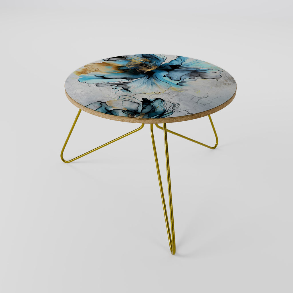 Koboltblommor soffbord