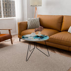 Koboltblommor soffbord