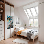 COBALT BLOSSOMS Peel and Stick Vertical Poster