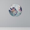ICY BLOSSOMS Round Wall Art