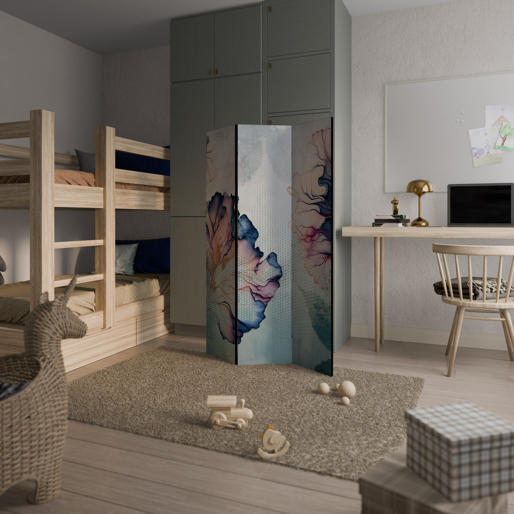 ICY BLOSSOMS 3-panelers rumsavdelare