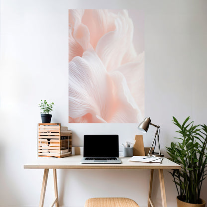 DELICATE PINK HARMONY Peel and Stick Vertical Poster