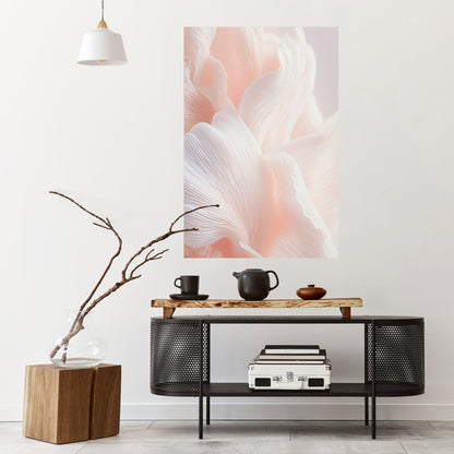 DELICATE PINK HARMONY Peel and Stick Vertical Poster