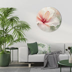 GOSSAMER FLORAL DREAM Round Wall Art
