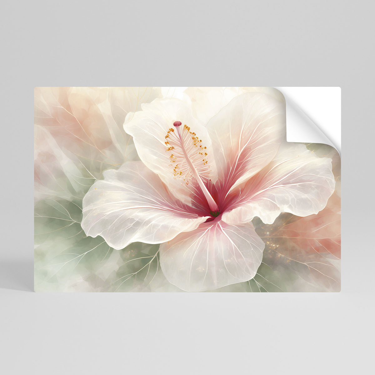 GOSSAMER FLORAL DREAM Självhäftande Horisontell Poster