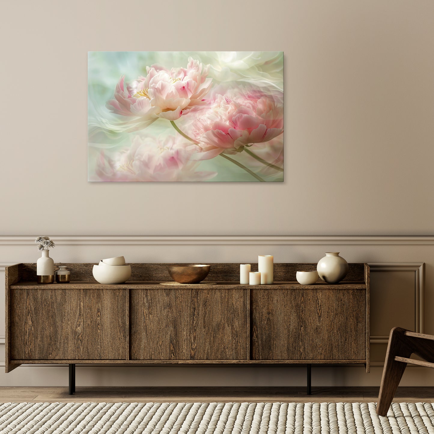 GENTLE HARMONY UNFOLDED Horizontal Canvas Print