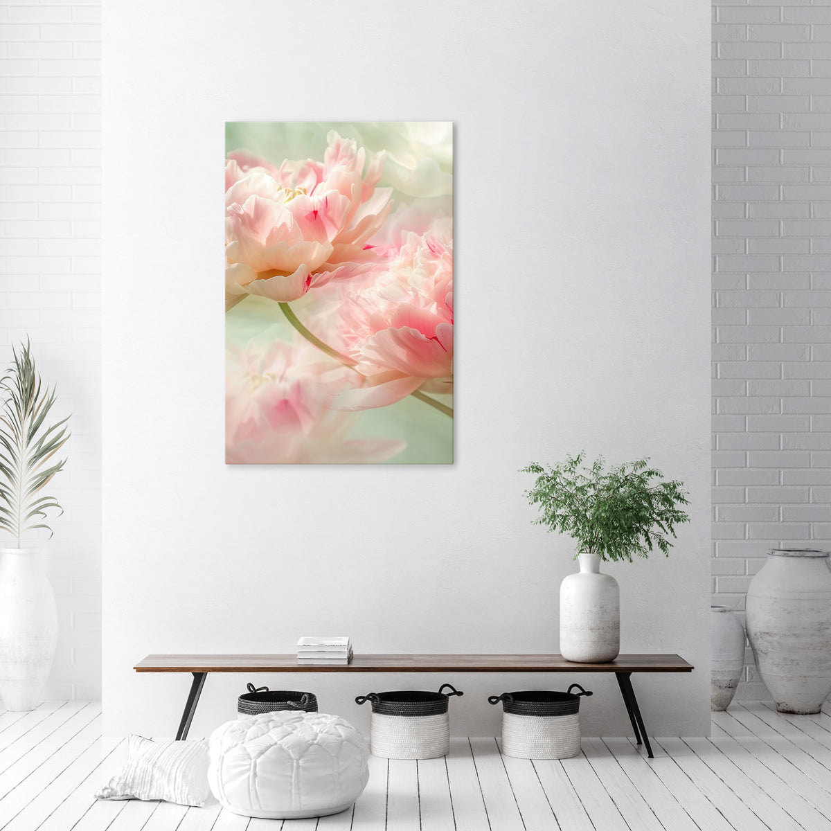 GENTLE HARMONY UNFOLDED Vertical Canvas Print