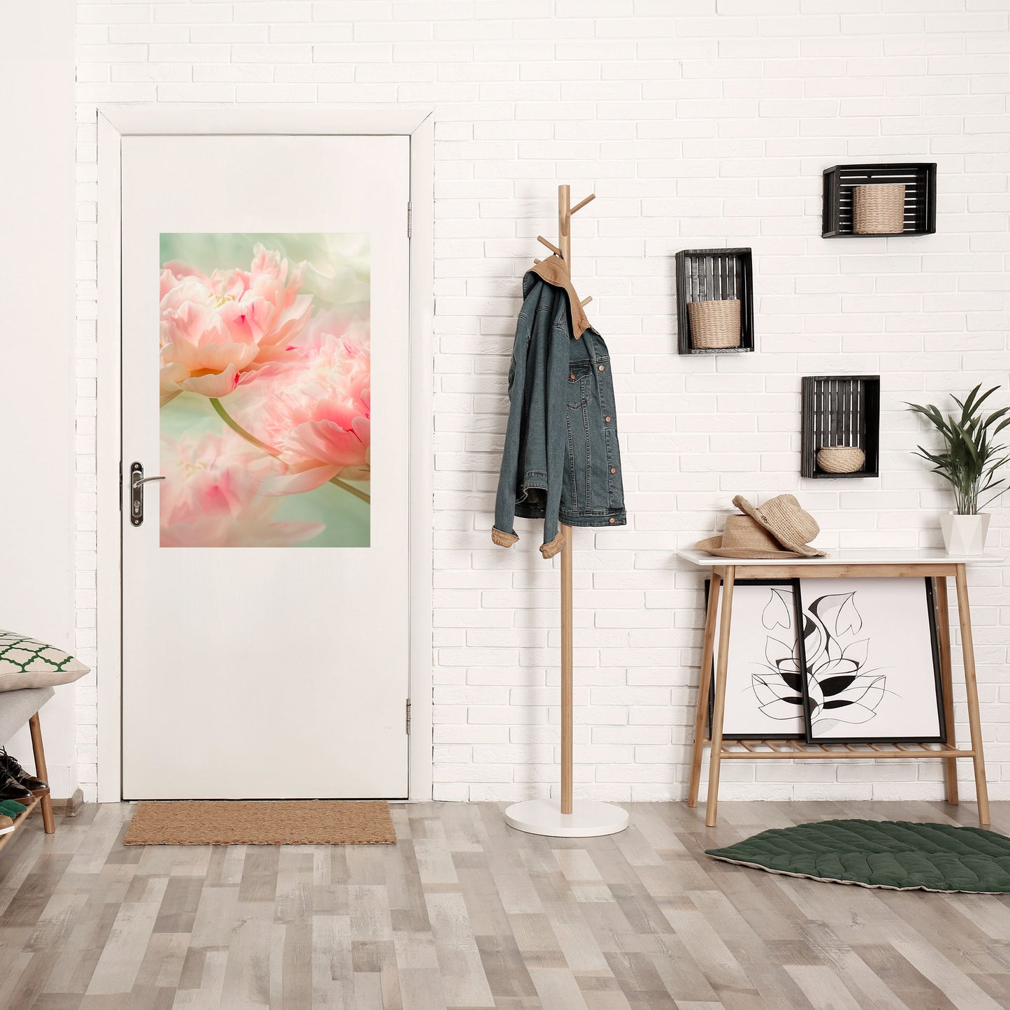 GENTLE HARMONY UNFOLDED Peel and Stick Vertical Poster