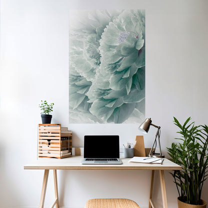 TREE PEONIES Peel and Stick Vertical Poster