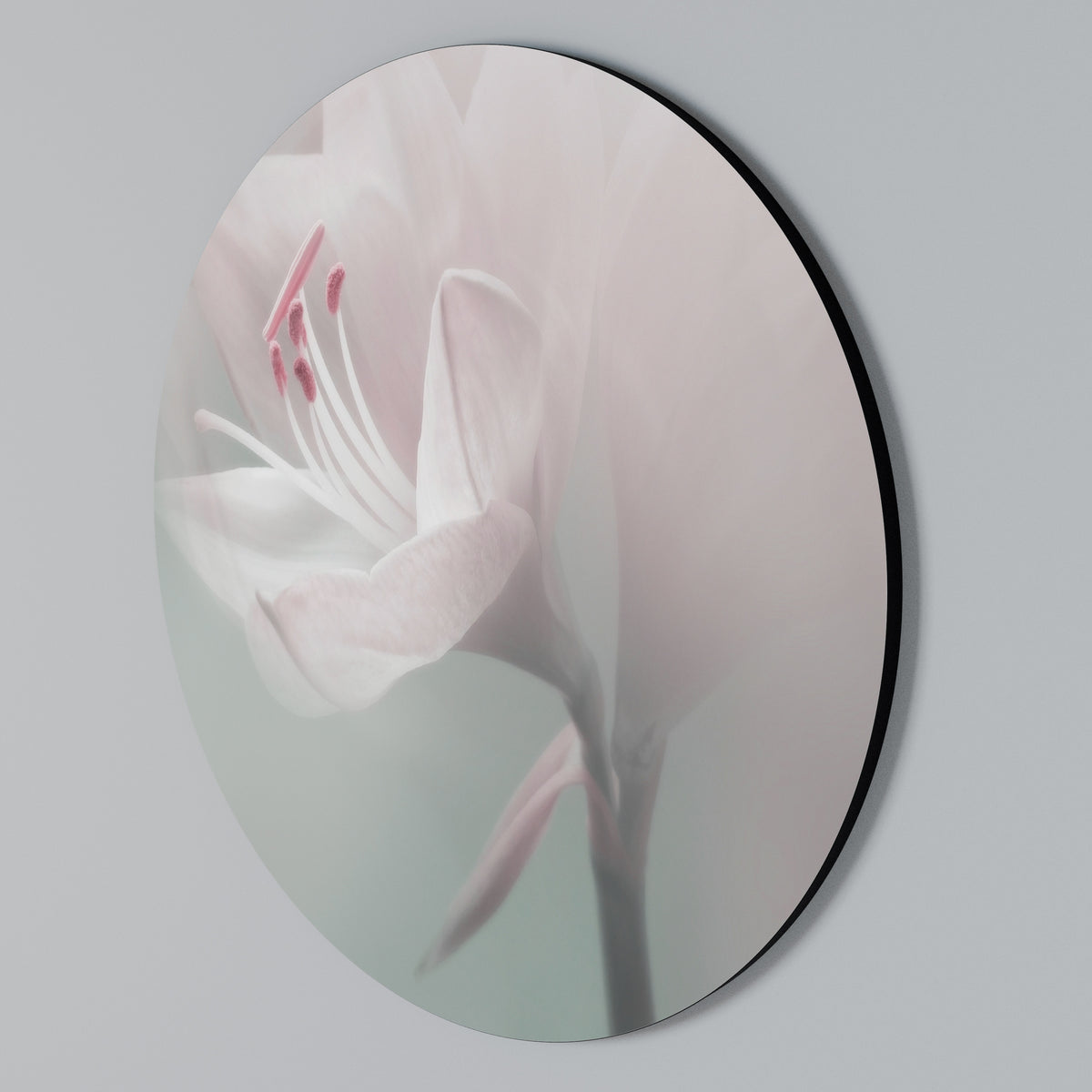 GENTLE LILY Rund väggdekor
