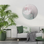 GENTLE LILY Round Wall Art