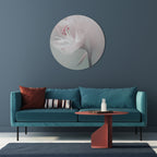 GENTLE LILY Round Wall Art