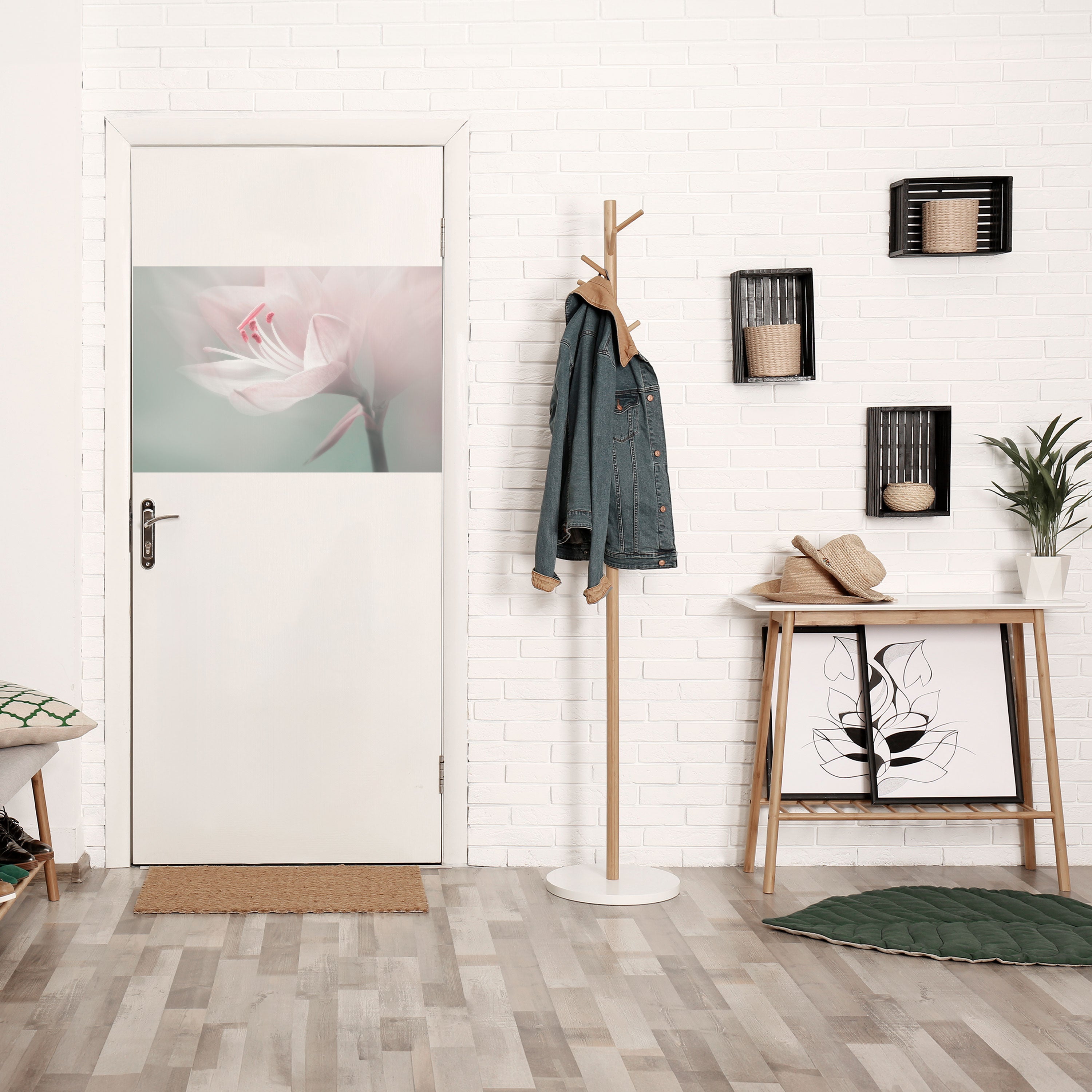 GENTLE LILY horisontell affisch med självhäftande motiv