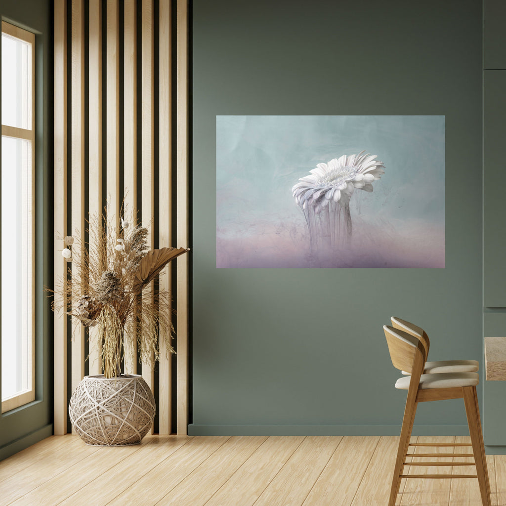 SMÄLTANDE GERBERA, självhäftande poster