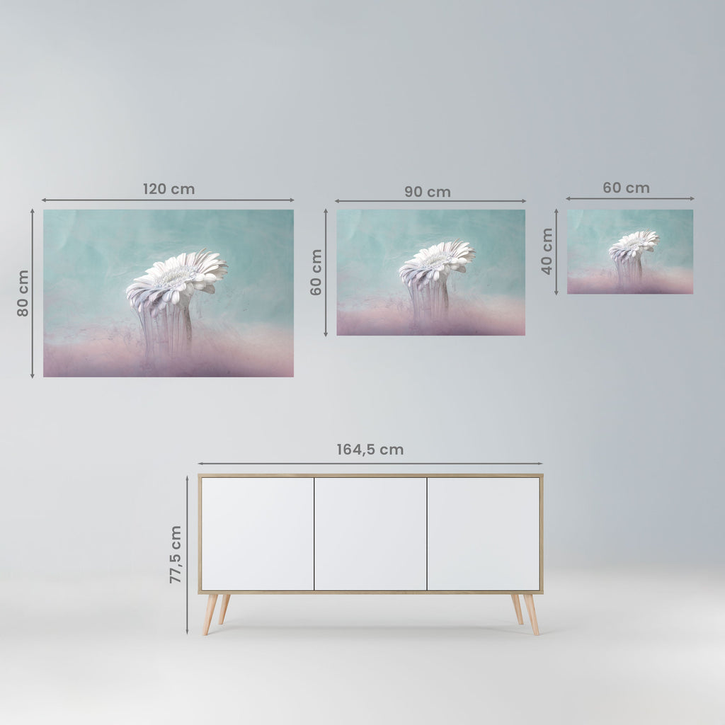 SMÄLTANDE GERBERA, självhäftande poster