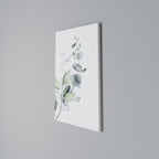 AQUA LEAF SYMPHONY Vertical Canvas Print