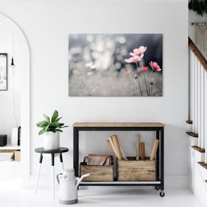 SUBTLE PETAL DANCE Horizontal Canvas Print