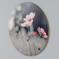 SUBTLE PETAL DANCE Round Wall Art