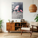 SUBTLE PETAL DANCE Peel and Stick Vertical Poster