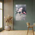 SUBTLE PETAL DANCE Peel and Stick Vertical Poster