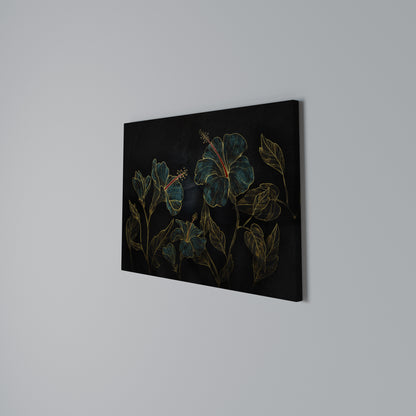 EMBERED BLOOM Horizontal Canvas Print