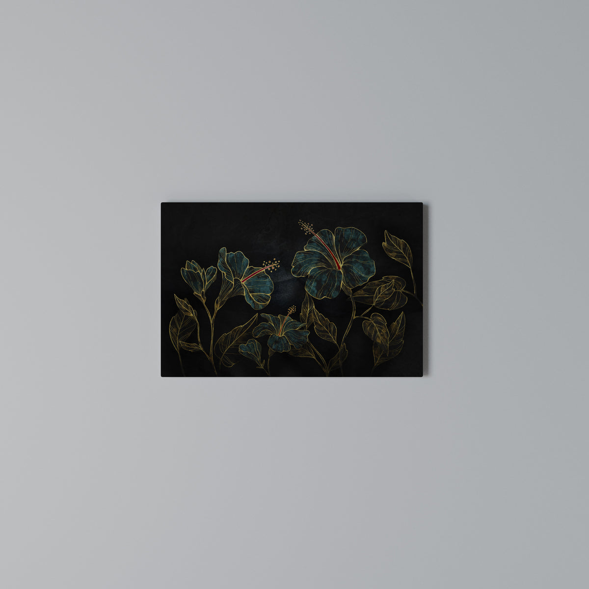 EMBERED BLOOM Horizontal Canvas Print