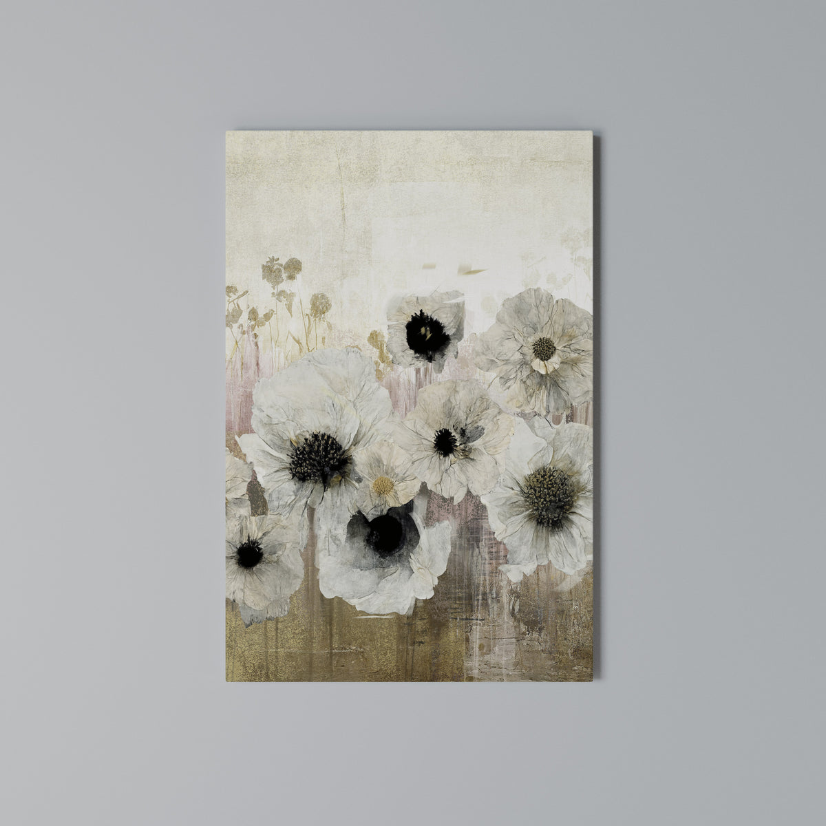 GENTLE VINTAGE HARMONY Vertical Canvas Print