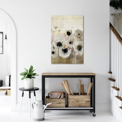 GENTLE VINTAGE HARMONY Vertical Canvas Print