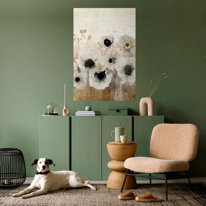 GENTLE VINTAGE HARMONY Vertikal poster med självhäftande tryck