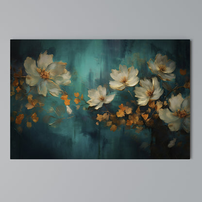 TRANQUIL GARDEN MUSE Horizontal Canvas Print