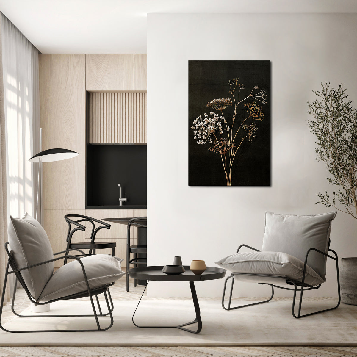 MEADOW MEMORIES Vertical Canvas Print