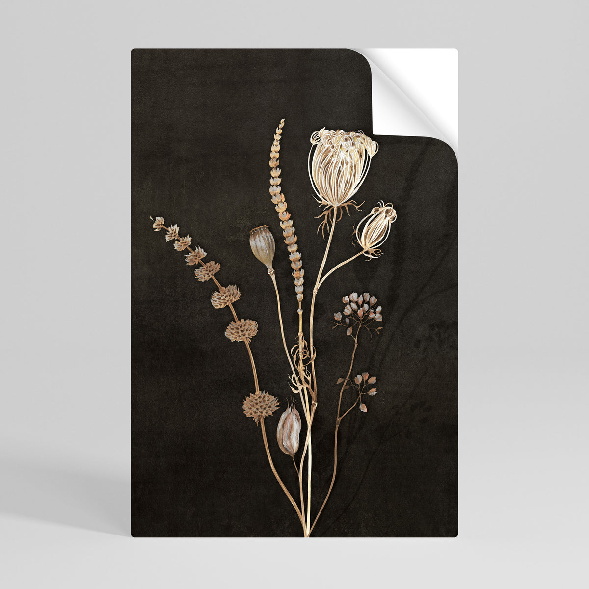 MEADOW ART. Självhäftande Vertikal Poster