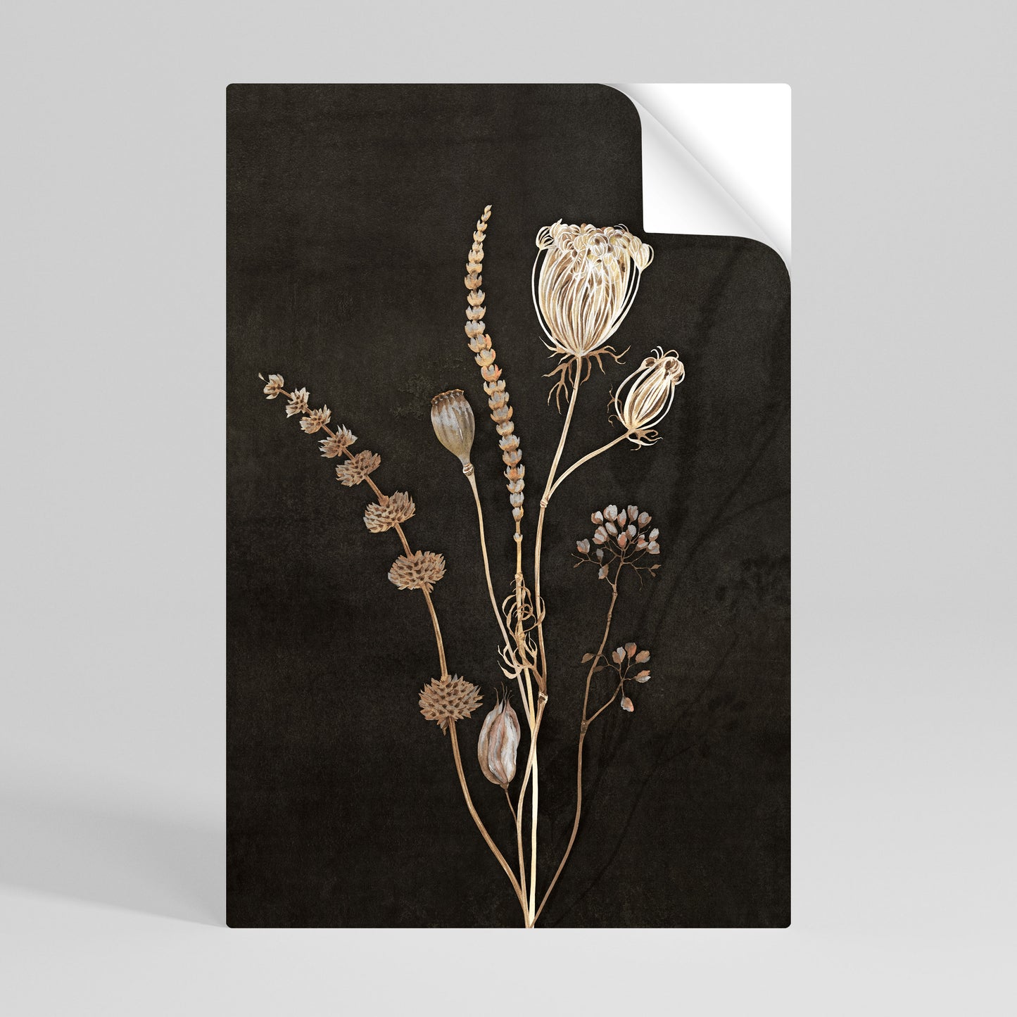 MEADOW ART. Självhäftande Vertikal Poster