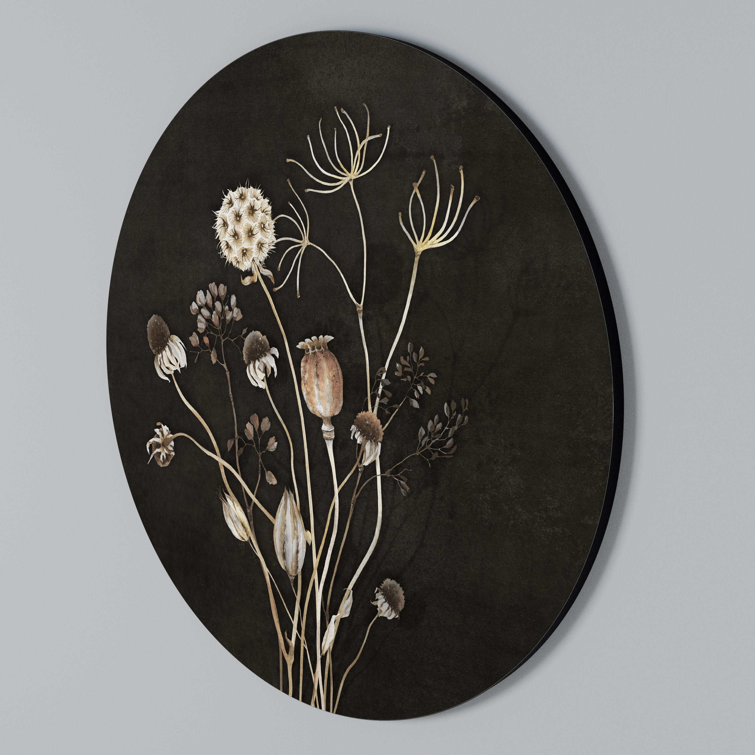 MEADOW SHADES Round Wall Art