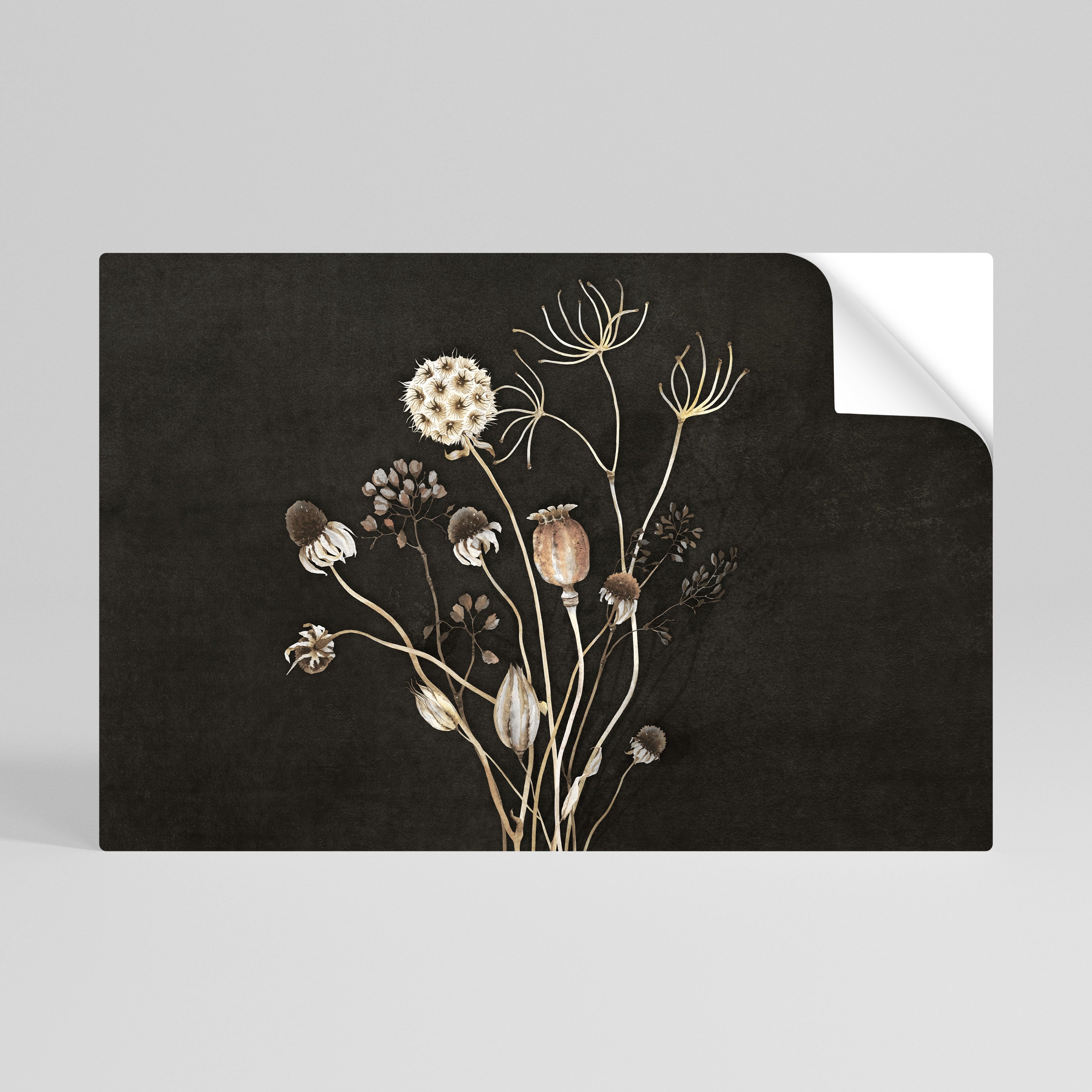 MEADOW SHADES Peel and Stick Horizontal Poster