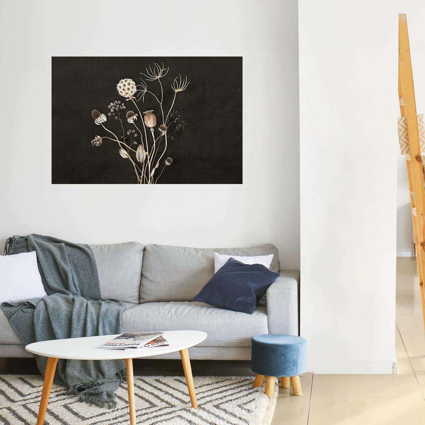 MEADOW SHADES Peel and Stick Horizontal Poster